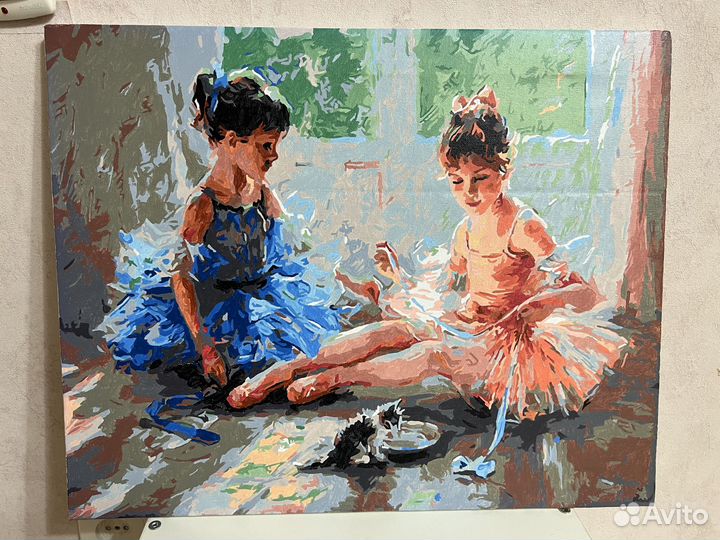 Готовые картины по номерам