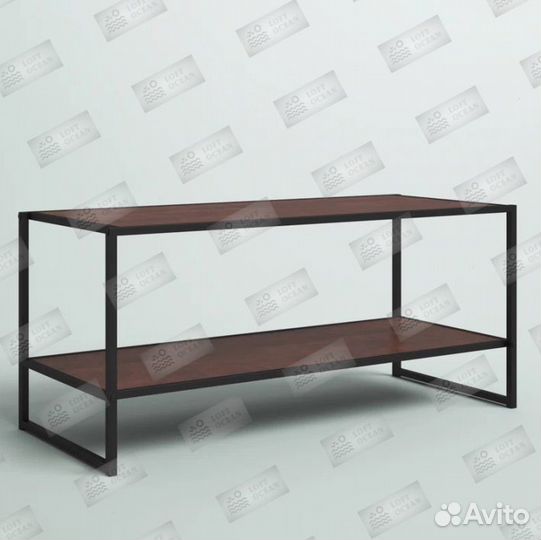 Консоль в стиле лофт «Грут»