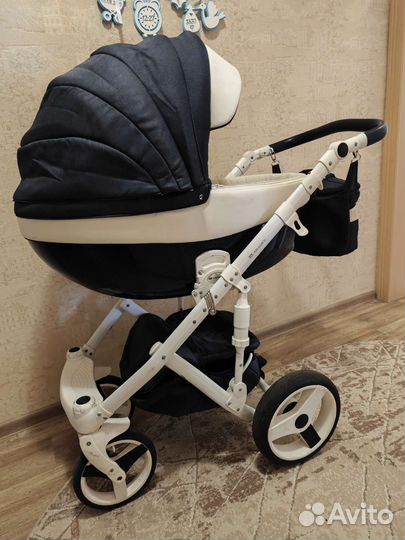 Коляска adamex monte carbon люлька