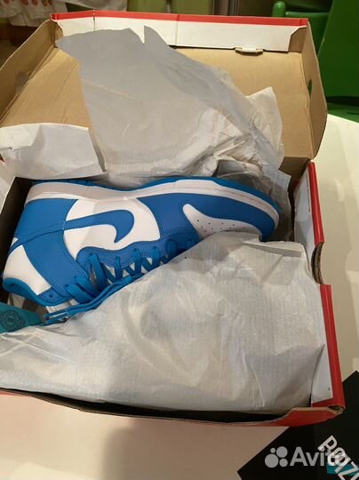 Nike dunk high laser blue