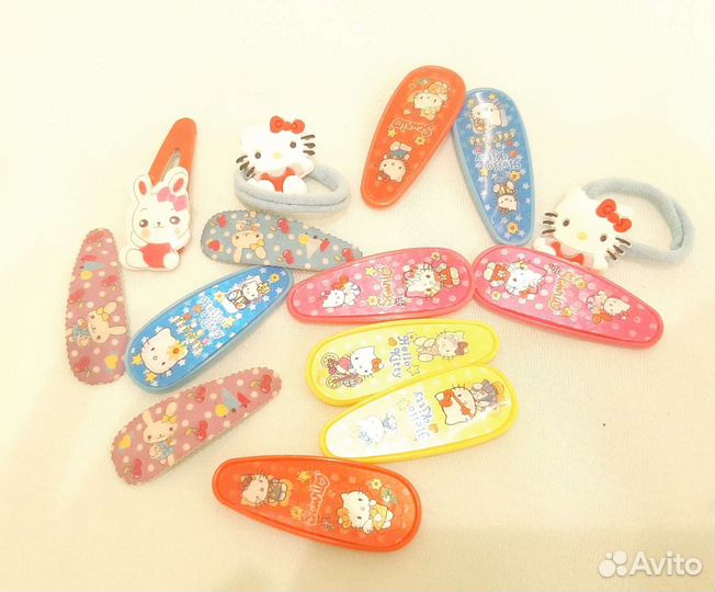 Заколки/резинки hello kitty y2k
