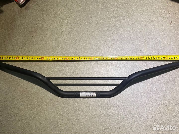 Руль черный матовый с перекладиной D22