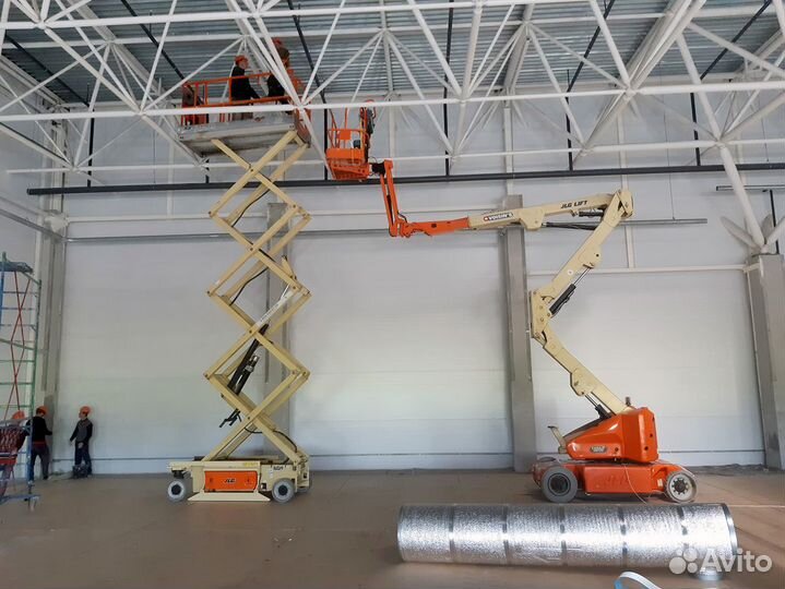 Прокат/аренда подъемник ножничный/телескопический