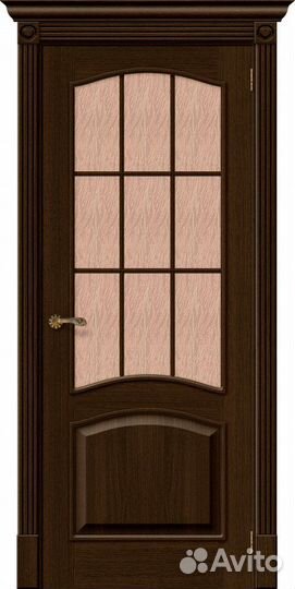 Межкомнатная дверь Классик-33, остеклённая, Golden