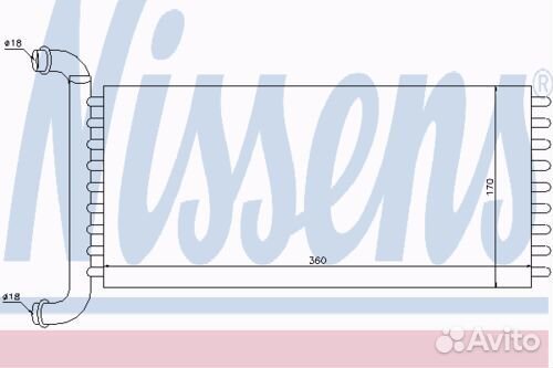 Радиатор печки\ MB Vito 109/111/115/119/122/Viano all 03