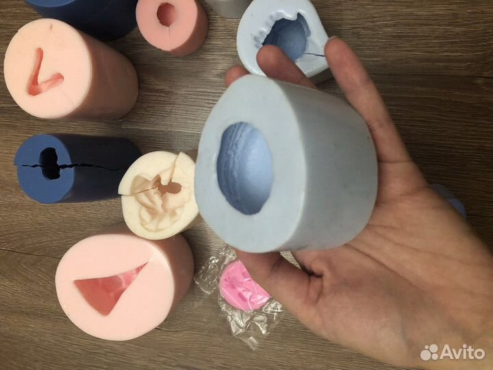 Силиконовые формы для мыла и свечей и гипса