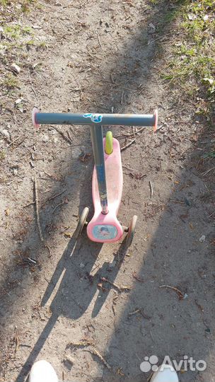 Самокат детский трехколесный бу