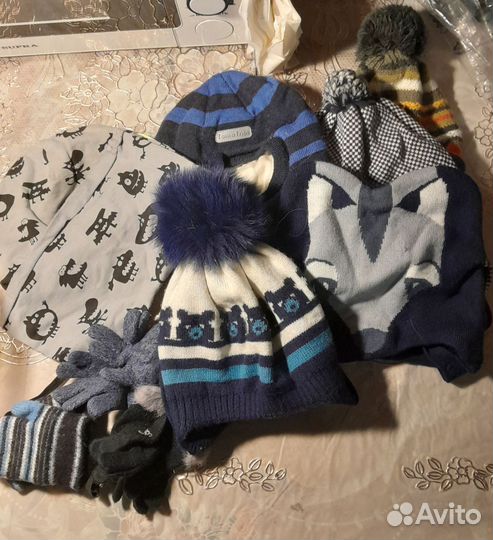 Пакет шапок для мальчика, р.48-52