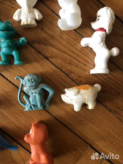 Игрушки СССР, фигурки. Колкий пластик
