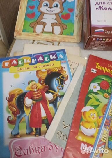 Мебель для Барби, книги, пазлы