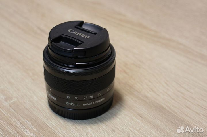 Объектив canon ef-m 15-45 mm и защитный UV-фильтр