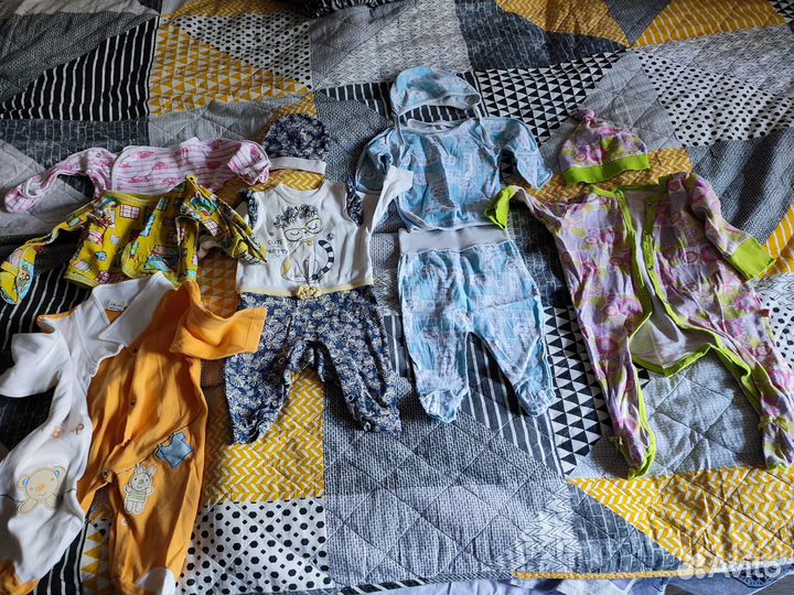 Детские вещи для девочки 0-3 мес, на доставке