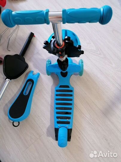 Самокат с сиденьем детский