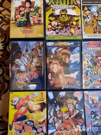 Мультфильмы на DVD (Наруто, Бакуган и др.)