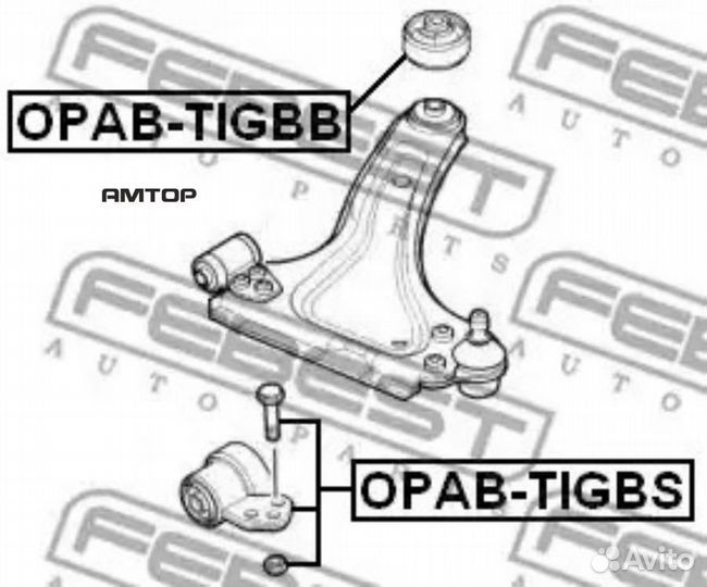 Febest opabtigbb opab-tigbb febest сайлентблок зад