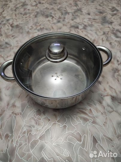Кастрюля из нержавейки 3 литра