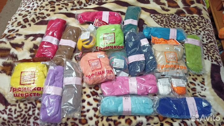 Комплект шерсти для валяния