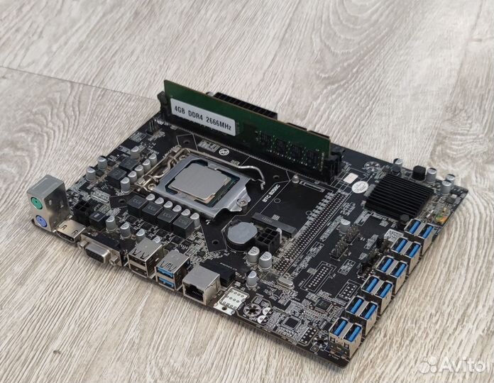 Материнская плата B250C и процессор G3930