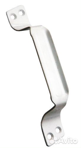 Ручка скоба рс- 80-2 полимер белый