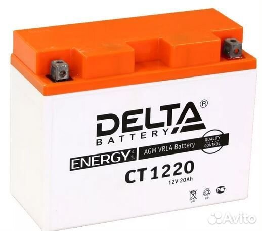 Акб 12V20Ah (204х91х159) (необслуж.) Delta