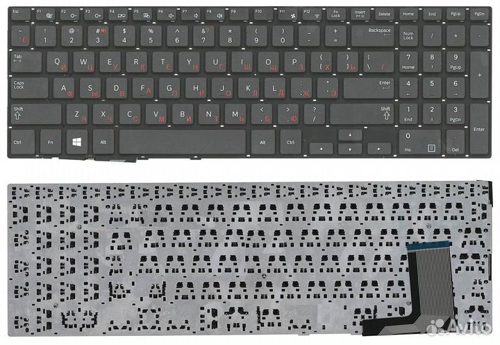 Клавиатура для Samsung NP370R5E NP510R5E