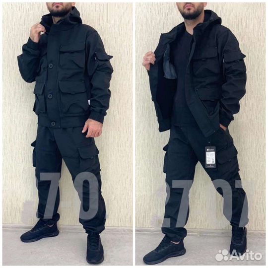 Демисезонный костюм горка 8 чёрный для осень