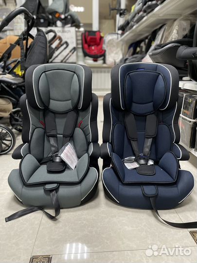 Автокресло 9-36кг с года до 12 лет новое