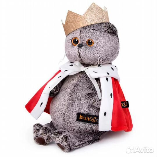 Кот Басик - Царь 22 см