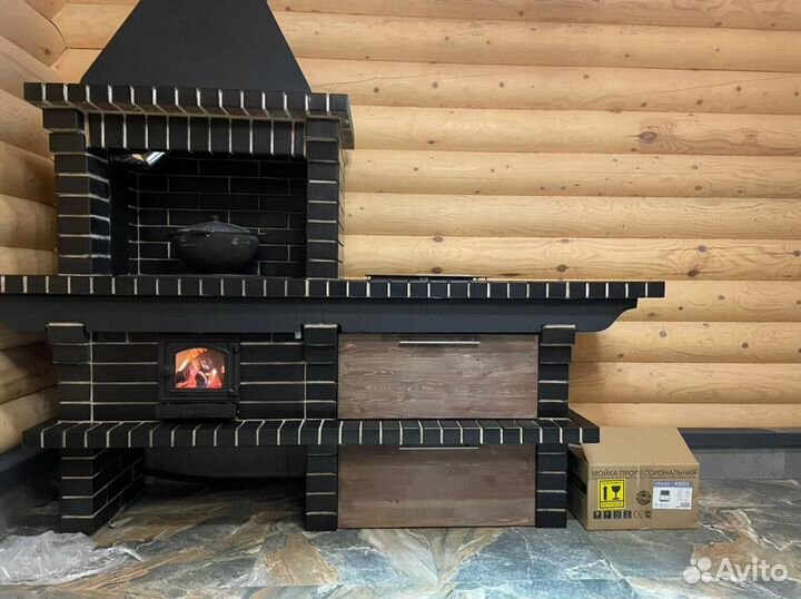 Модульная печь барбекю