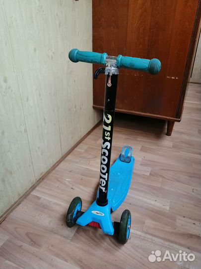 Самокат детский трехколесный бу