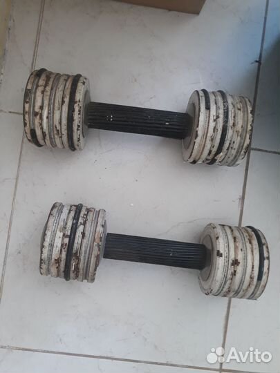 Штанги и гантели бу