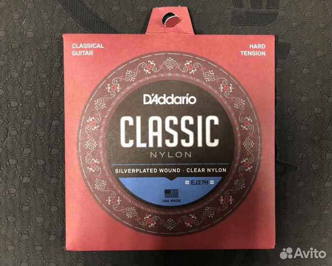 Струны для классической гитары DAddario EJ27N