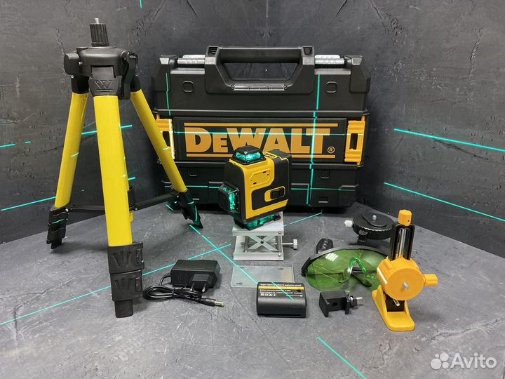 Уровень Dewalt 16 линий 4D