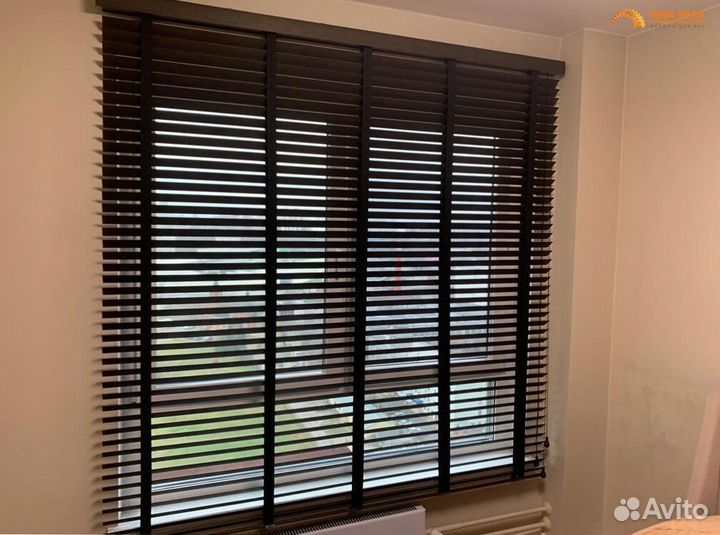 Деревянные жалюзи под ключ