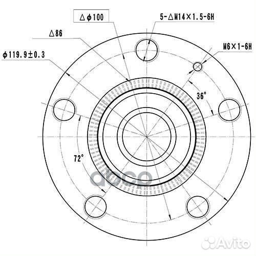 Ступица колеса Z89168R Zikmar