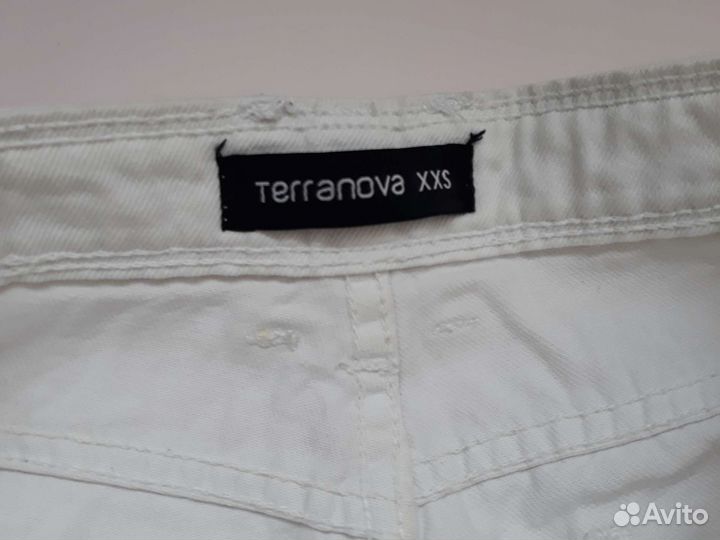 Летние белые шорты на девочку р 40 xs гранж