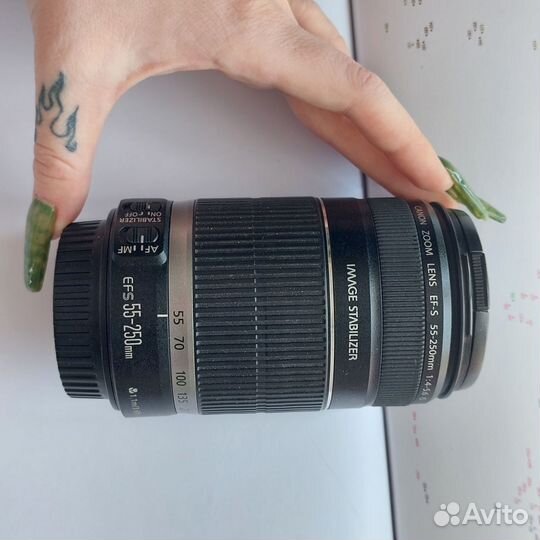 Объектив canon efs 55-250mm