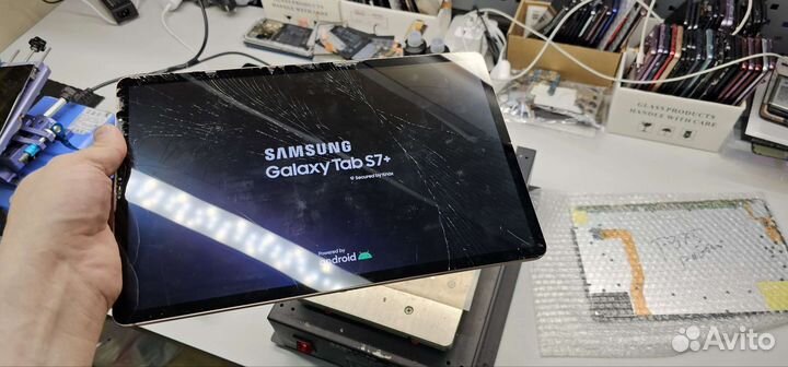 Замена стекла Samsung Tab S7 plus