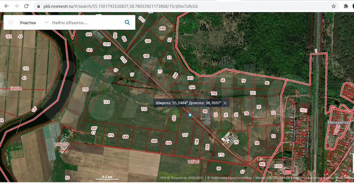 Участок 2,57 га (СНТ, ДНП)