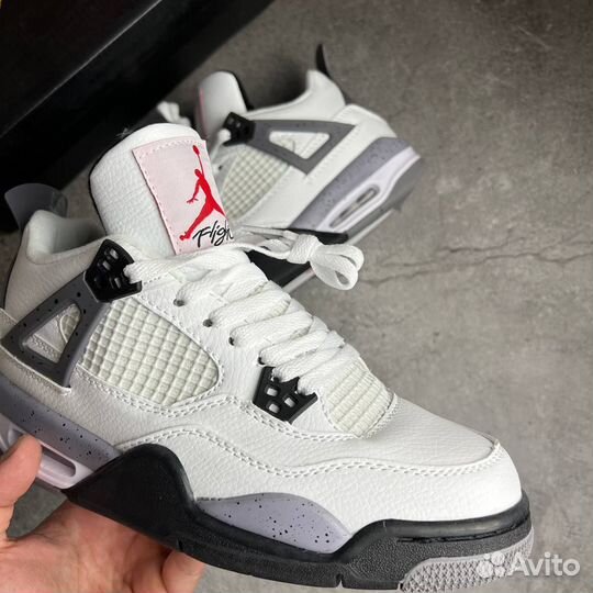 Кроссовки Air Jordan 4 Cement (36-45)