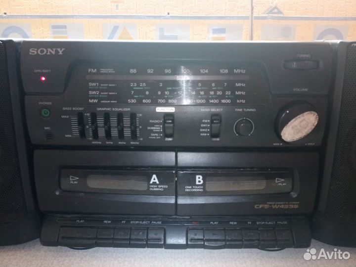 Магнитола Sony CFS-W435S