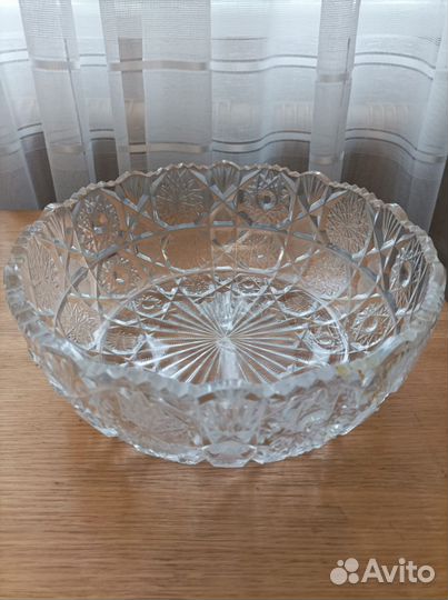 Салатник хрустальный СССР