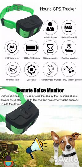 Gps трекер для собак, лошадей и др