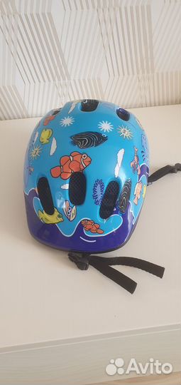 Велошлем, шлем M-wave KID-S Sea Land размер 52-57