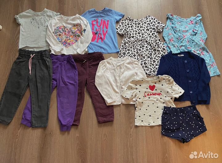 Вещи пакетом для девочки 92 98