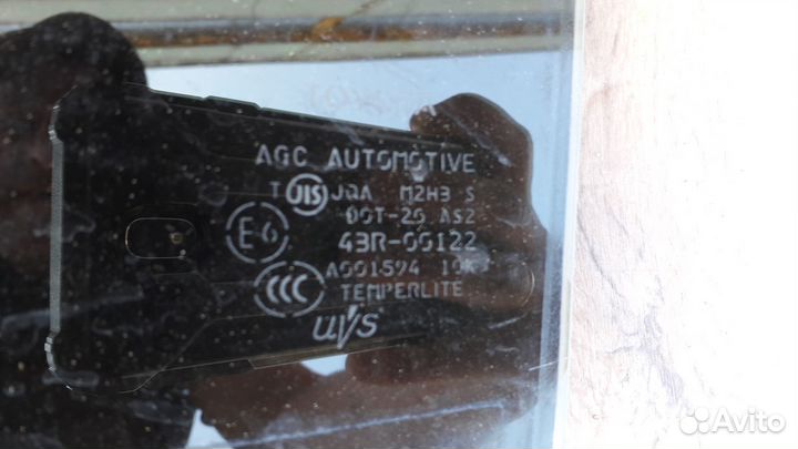 Стекло двери задней левой №37 Toyota Prado 120