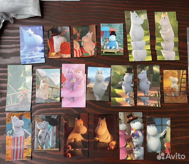 Наклейки Муми-Тролли из коллекции лента