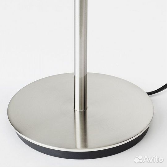 Ringsta / skaftet Lampa стол, белый / никелированн