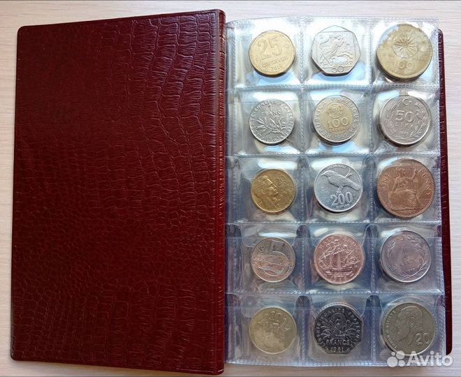 Отличная коллекция иностранных монет мира без повт