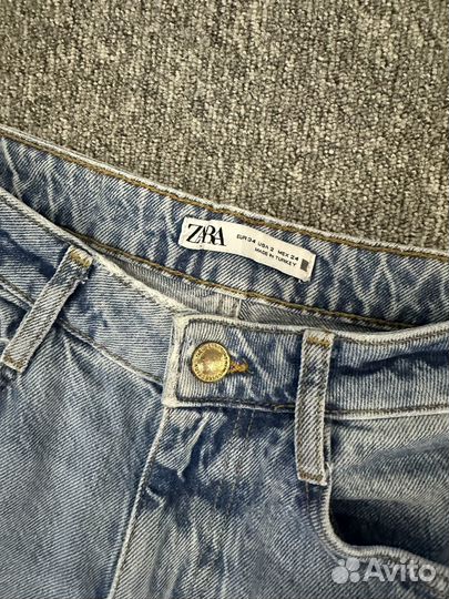 Базовые джинсы zara 34 как новые